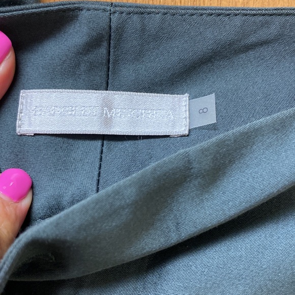 NEW!! GREY, BADGLEY MISCHKA size 8 bell bottom pants - Picture 7 of 13